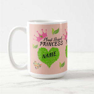 De Café Caneca Personalizada Princesa Vegana - Caneca vega