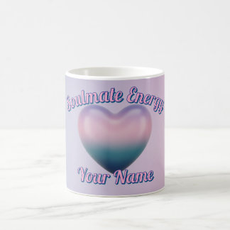 De Café Caneca personalizada rosa e roxa estética