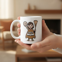 Caneca Personalizada Super Mamãe Desenho Fofo