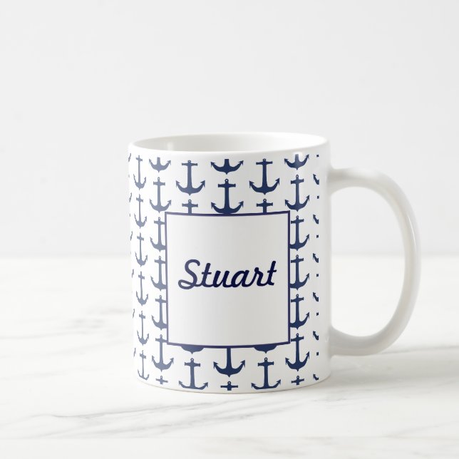 De Café Caneca Personalizada Tema Náutico (Direita)