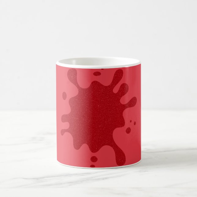 De Café Caneca Personalizada Tomate Vermelho Splat (Centro)