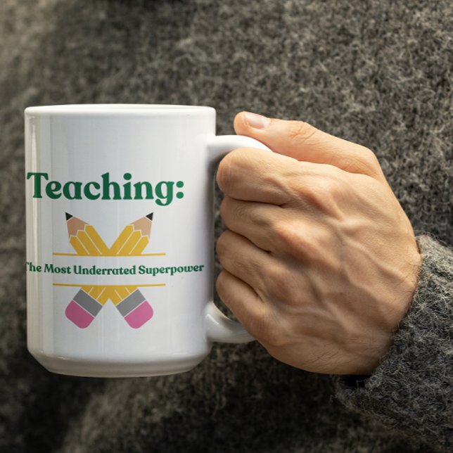 De Café Caneca Personalizável para Profissionais do Ensino (Criador carregado)