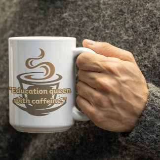 De Café Caneca Personalizável Rainha da Educação Para Prof
