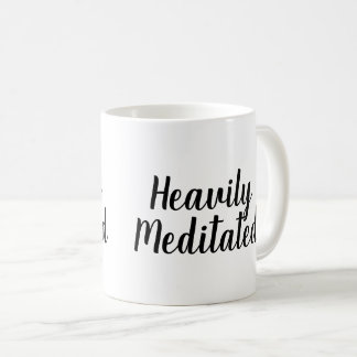 De Café Caneca pesadamente Meditated