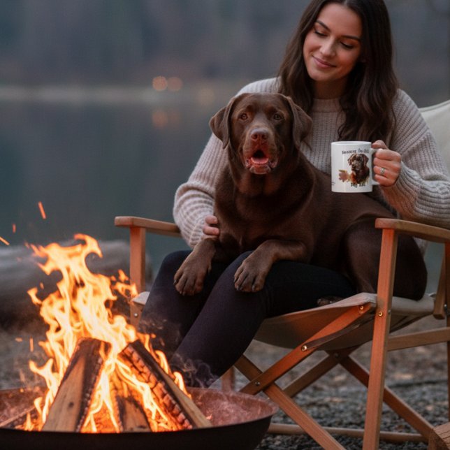 De Café Caneca PET Browns ''Chá da Manhã com meu Labrador' (Criador carregado)
