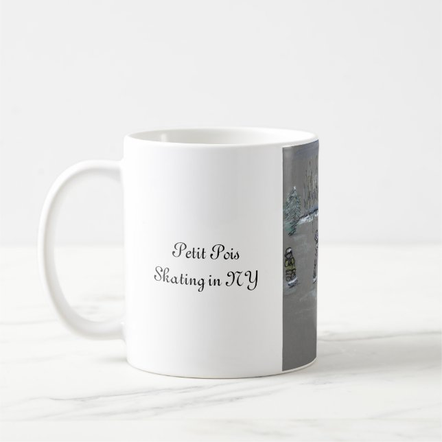 De Café Caneca Petit Pois Patinando em NY (Esquerda)