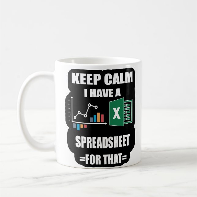 De Café Caneca Planilha, Caneca Atalho Excel, Caneca Excel (Esquerda)