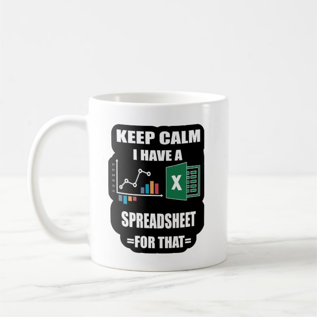 De Café Caneca Planilha, Caneca Atalho Excel, Caneca Excel (Esquerda)