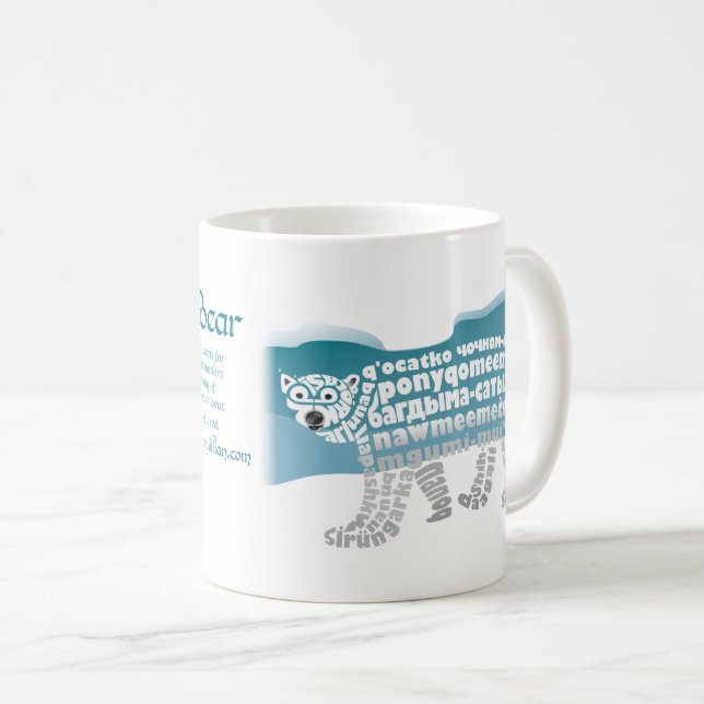 De Café Caneca Polar do Mundo Mundial (Frente Esquerda)