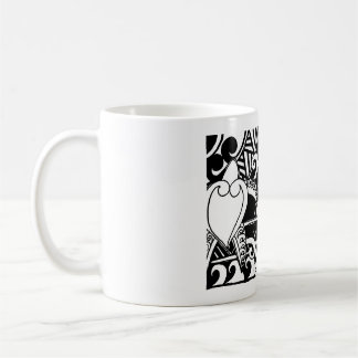 De Café Caneca Polinésia Tartaruga Tribal