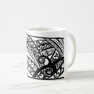 De Café Caneca Polinésia Tribal