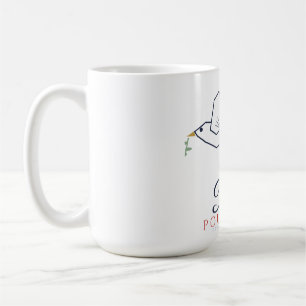 De Café Caneca Pombo da Paz para Paris Paix pour Paris
