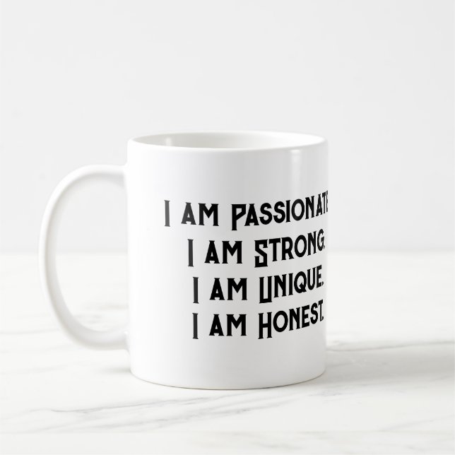 De Café caneca positiva (Esquerda)