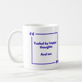 De Café Caneca Positividade - Alimentada por pensamentos f