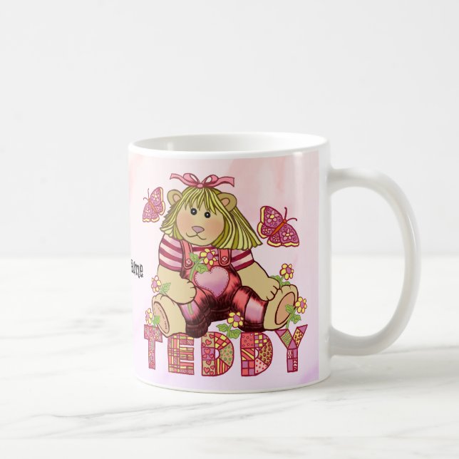 De Café Caneca Posy Teddy Bear (Direita)