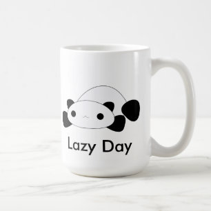 De Café Caneca preguiçosa da panda do dia do kawaii bonit