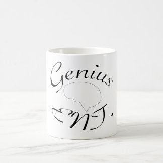 De Café Caneca preta/branca do entretenimento do gênio