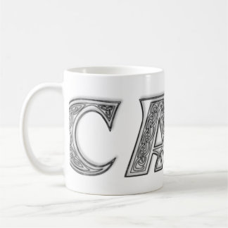 De Café Caneca preta da encomenda especial para o exemplo