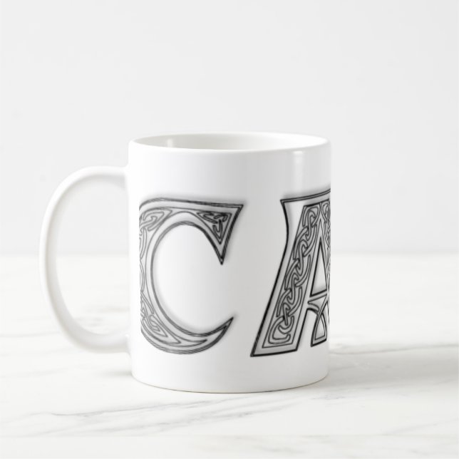 De Café Caneca preta da encomenda especial para o exemplo (Esquerda)