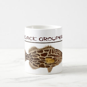 De Café Caneca preta da garoupa