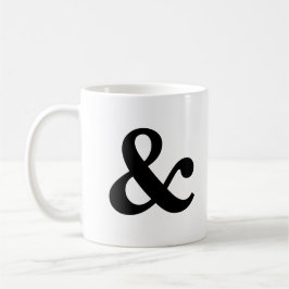 De Café Caneca preto e branco do Ampersand
