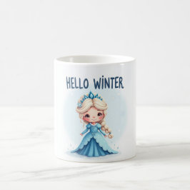 De Café Caneca Princesa do Inverno Olá