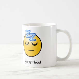 De Café Caneca principal sonolento do Emoticon