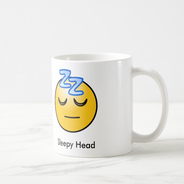 De Café Caneca principal sonolento do Emoticon (Direita)