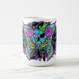 De Café Caneca Psyko-Daizie Skull & Roses