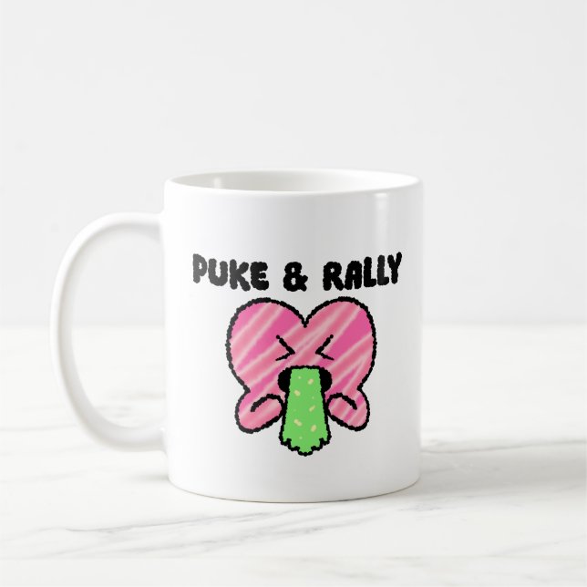 De Café Caneca Puke & Rally Classic | Pink Heart Party (Esquerda)
