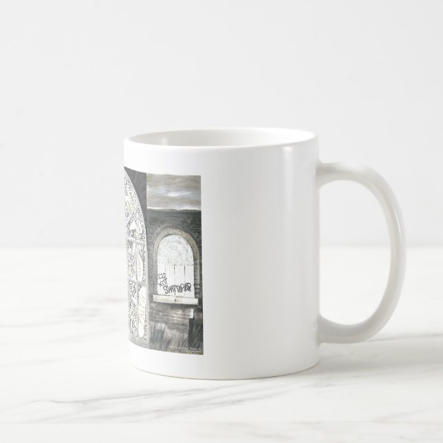 De Café Caneca quebrada mas não quebrada (Direita)