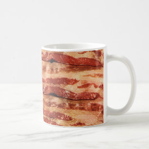 De Café caneca quente da bebida do bacon
