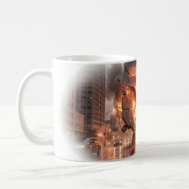 De Café Caneca Rainha Demônio do Fogo - O Inferno Está Esp (Esquerda)