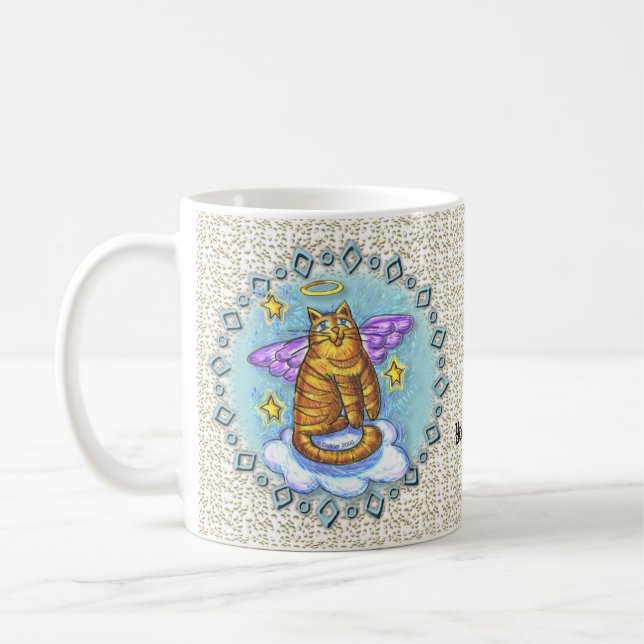 De Café Caneca Ramboe Kitty Cat Angel (Esquerda)