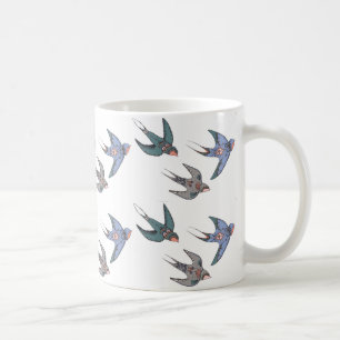 De Café Caneca rapidamente Swooping das andorinhas
