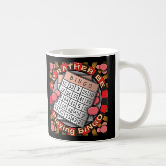 De Café Caneca Rather Play Bingo (Direita)