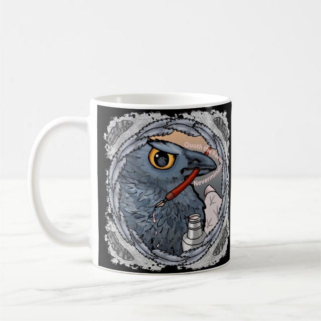 De Café caneca Raven Nevermind (Esquerda)