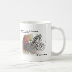 De Café Caneca real do motocross da bicicleta da sujeira