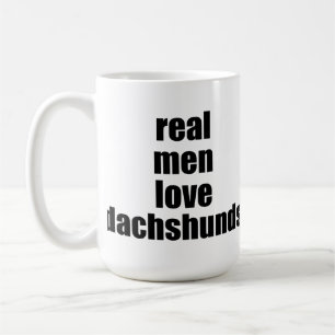 De Café Caneca real dos Dachshunds do amor dos homens