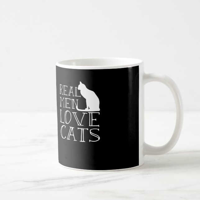 De Café Caneca real dos gatos do amor dos homens (Direita)