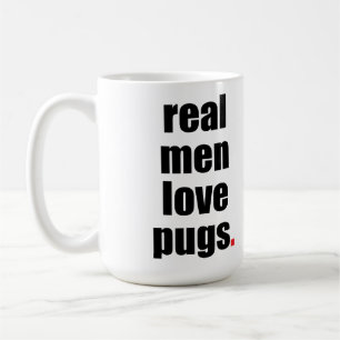 De Café Caneca real dos Pugs do amor dos homens