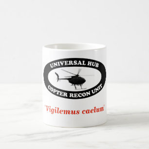 De Café Caneca Recon da unidade do helicóptero universal