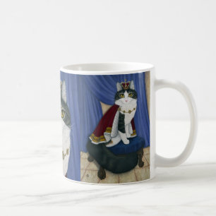 De Café Caneca régia real do gato do gato equipado com