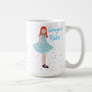 De Café Caneca "Regra da Ginger" Menina Fofa