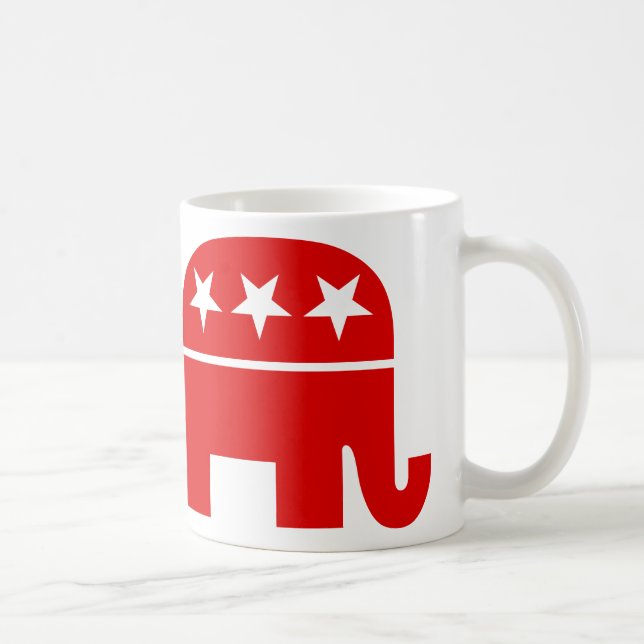 De Café Caneca republicana do elefante (Direita)
