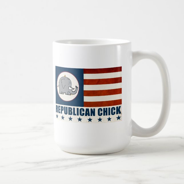 De Café caneca republicana feminina (Direita)