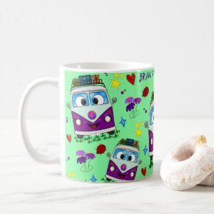 De Café Caneca Retro Campervan - Edição Bruno 