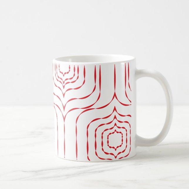 De Café Caneca retro da janela - vermelho (Direita)