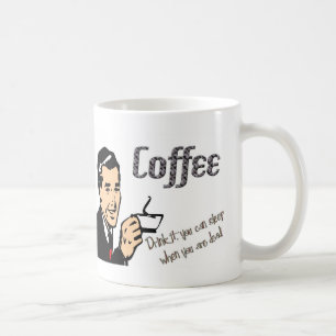 De Café Caneca retro do estilo