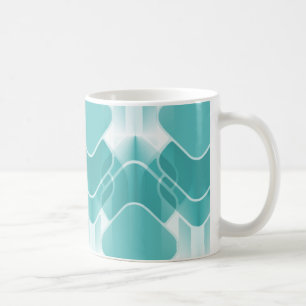 De Café Caneca retro do hipster, cerceta